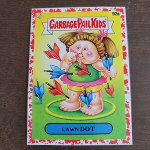 Garbage Pail Kids-Kids At Play 92a LAWN DOT Red Parallel 68/75